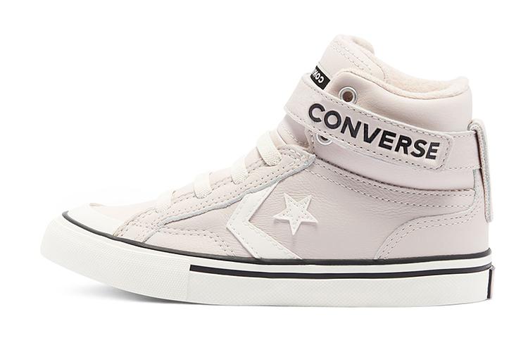 Converse Pro Blaze Strap High GS Leather & Heathered Knit - Silt Red 669317C 28