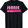 JENNIE Name Personalisierbares Retro Vintage 80er 90er Geburtstag T-Shirt