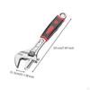 Adjustable Wrench Large Opening MultiFunction Spanner Ergonomic NonSlip Handle Universal Grip