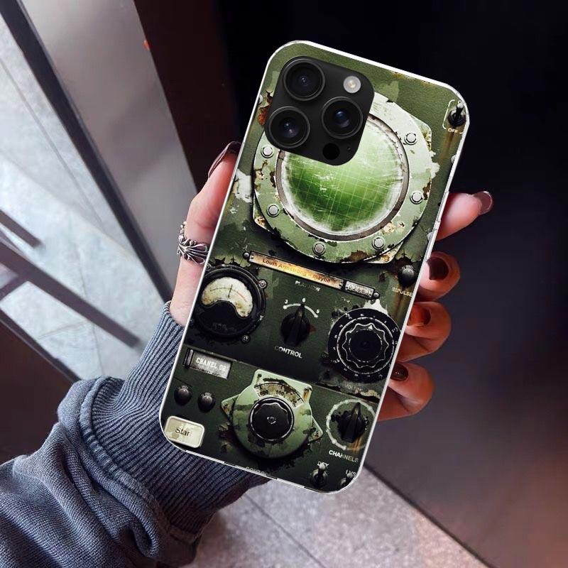 Aviation Aeroplane Helicopter Cockpit Instrument Phone Case For iPhone 17 Air 16 15 Pro Max 14 Plus 13 Mini 12 11 Cover 7 8 SE S