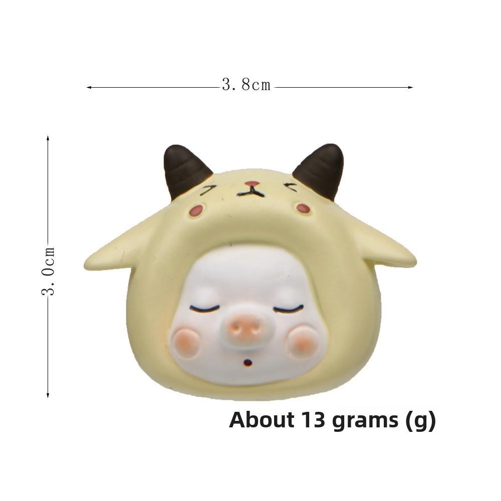 Penguin Jenny Pig Cartoon Resin Magnet Clips For Refrigerator Decor And Gift Giving