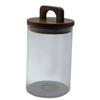 GLASS CONTAINER 750 ml JAR WITH BAMBOO LID