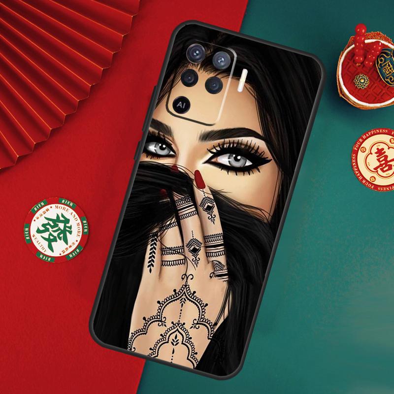 

Хиджаб Лицо Мусульманка Исламская Женщина Девушка Чехол Для Oppo A76 A16 A96 A17 A60 A40 A80 A98 A58 A78 A18 A38 A57 A74 A54 A94 A15 A5 A6 Pro OPPO A96 4G