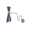 Customized Mid-Century Black & Brass Wall Sconce - Modern Industrial Wall Light, Home Decor Lighting Fixture