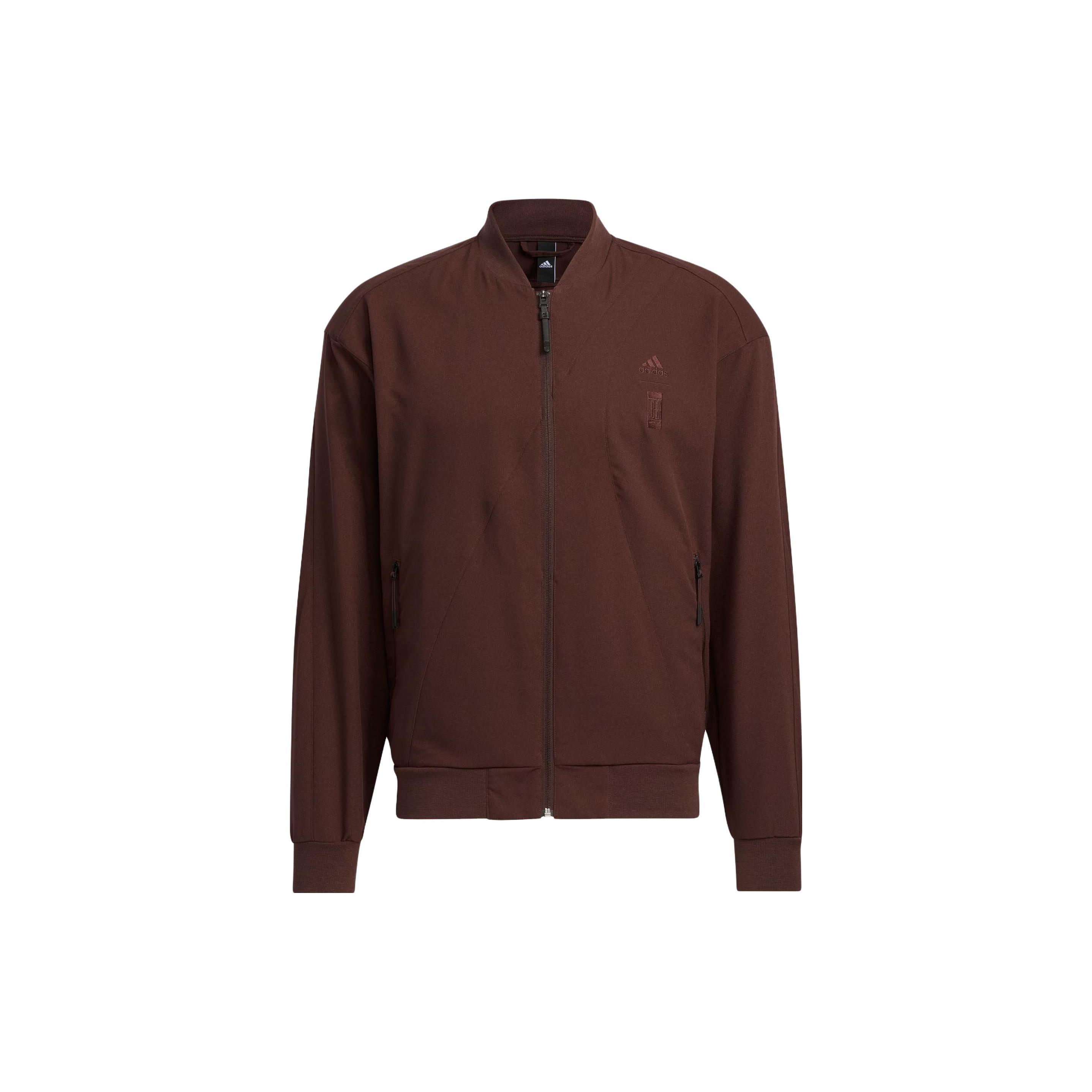 

New Adidas Jacket Men s Dark Gray Brown IP4935 L