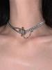 2025 Punk Necklace: Irregular Y2K Subculture Clavicle Chain for Men & Women