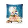 Christmas Tapestry Cross-border New Christmas Party Hanging Cloth Santa Claus Background Fabric