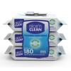 Eco-Friendly Flushable Wet Wipes 180 Count Aloe Vitamin E Hypoallergenic Septic Safe Potty Training Cleaning Multi-Pack