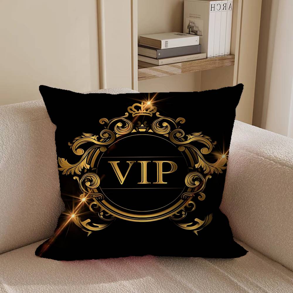 V-VIP Mitglieder Kissenbezug Kissenbezug Polsterung Sofa Zierkissen Heimdekor Kissenbezug