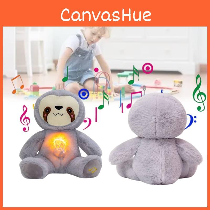 Breathing Cute Artificial Sloth Plush Toy Glow With Music Koala Children Gift