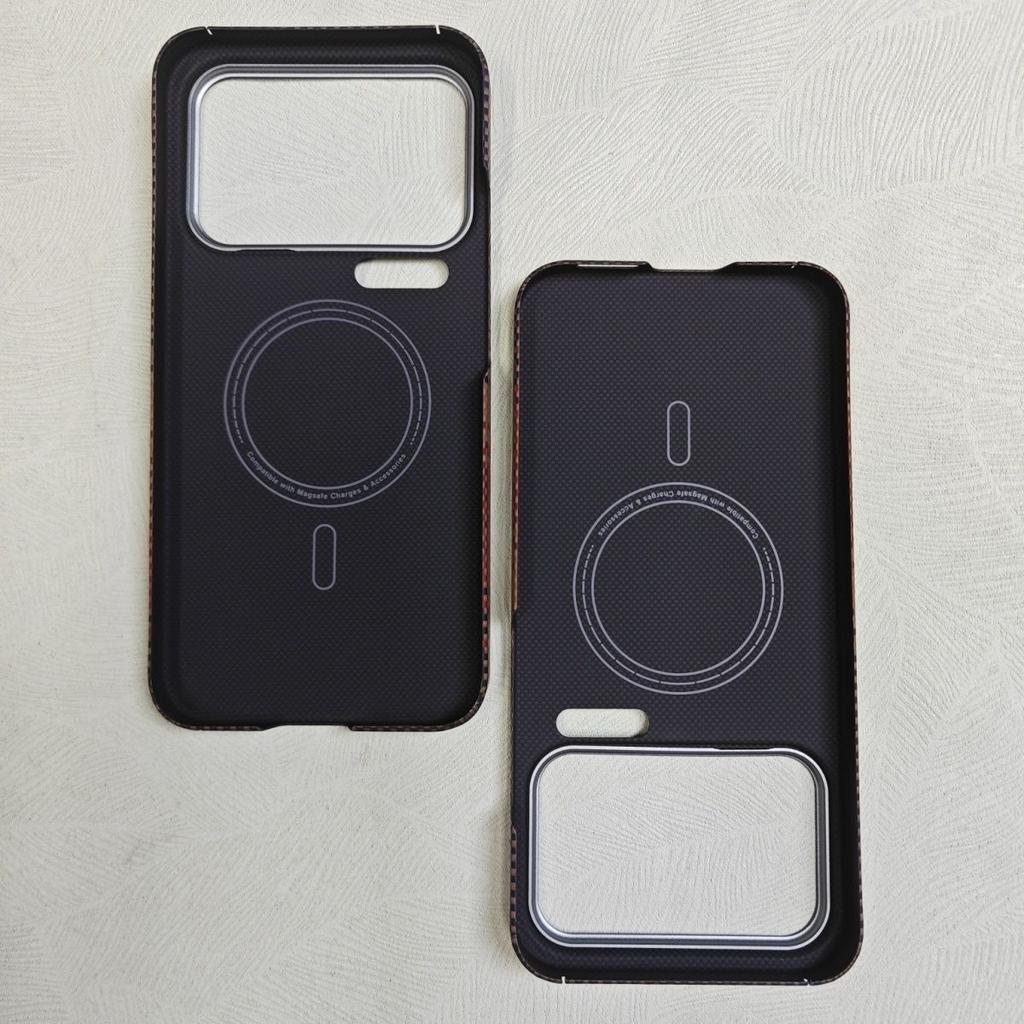 For Magsafe Magnetic for Xiaomi 17 Pro/ 17 Pro Max Carbon Fiber Case Luxury Aramid Phone Cover for Xiaomi 17 Pro Max Carbon Case