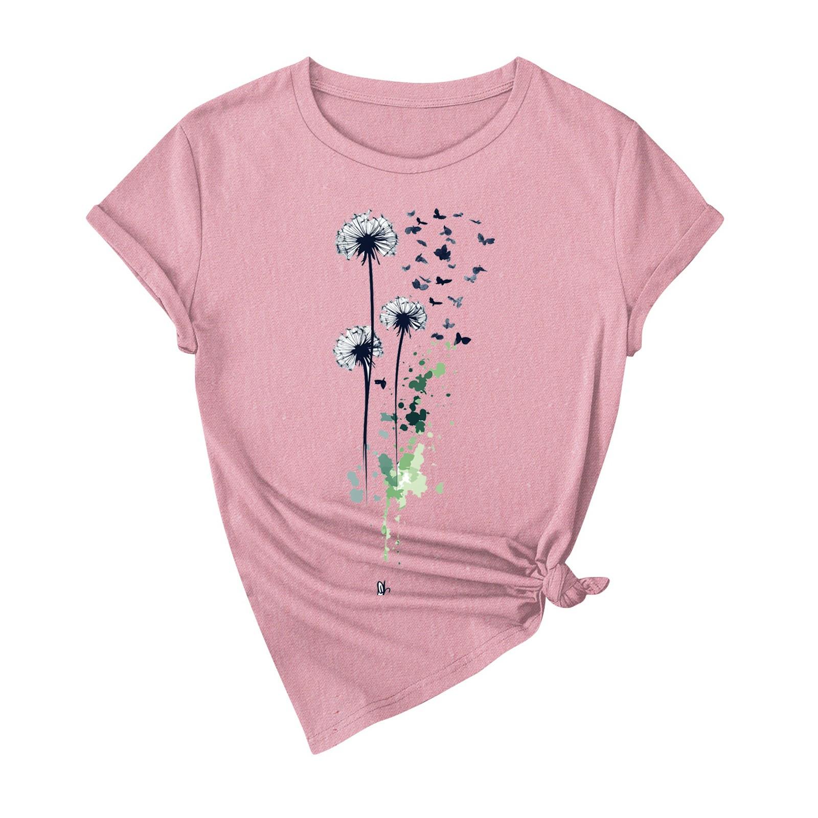 

Жіноча футболка з коротким рукавом Soild Sexy Cute Tee Slim Fit Tight Crop-Top L рожевий
