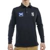 Admiral Golf Classic Flag Long Sleeve Shirt ADMA474 Black Men's