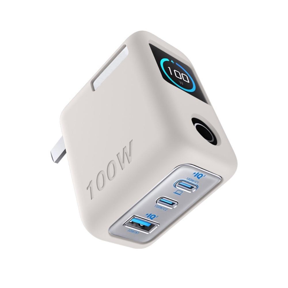Dustproof Silicone Case Carrying Case for Anker 100W 3-Port Charger With Screen Display Travel