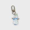 Winter Snowman Acrylic Keyring