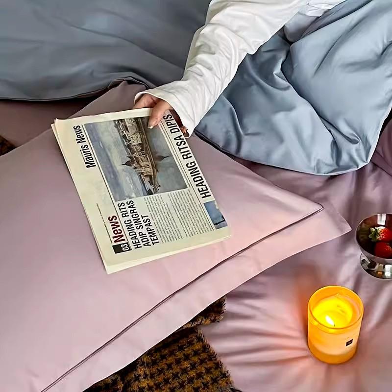 100% Cotton Pillowcase 48x74cm Hotel Grade Long Staple Xinjiang Sateen Weave Single Pack