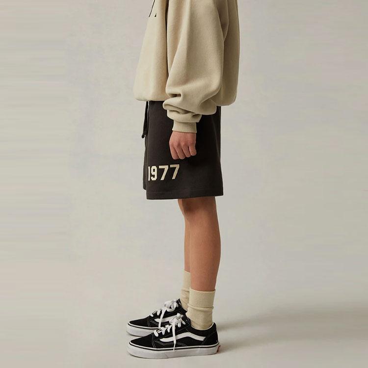 Fear of God Essentials SS22 1977 Sweatshorts 'Iron' Kids' FOG-SS22-269