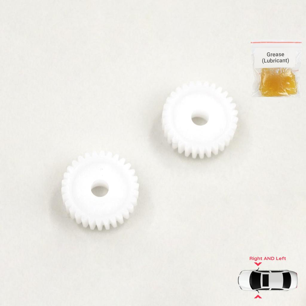 BGE590-1 2 Pieces Electrical Side Wing Mirror Folding Motor Repair Gear 30 Teeth for Hyundai I30 I20 I10