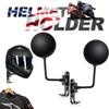 Wandmontage Motorradhelmhalter 180° Drehung Fußball Fahrradhelmständer Helm-Display Aufhänger Ständer für Kappen Mit 2 Haken
