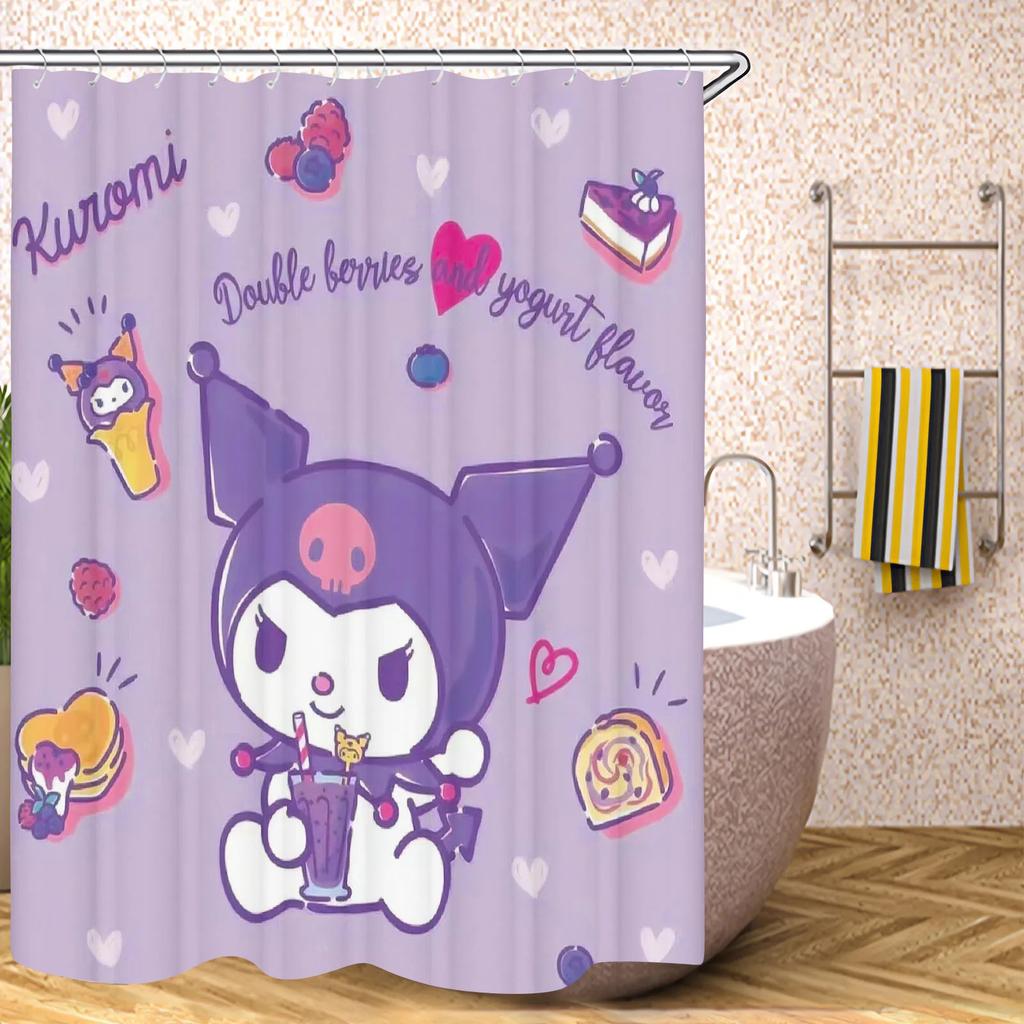 Accessori da Bagno Sanrio Set Tende Doccia Set Completo Tende di Lusso da Bagno Impermeabili
