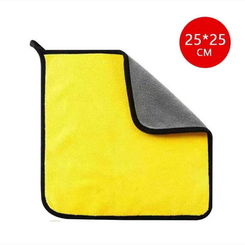 160x60CM Flannel Thickened Car Cleaning Towel - 420g Fine Fiber Coral Fleece Absorbent Towel