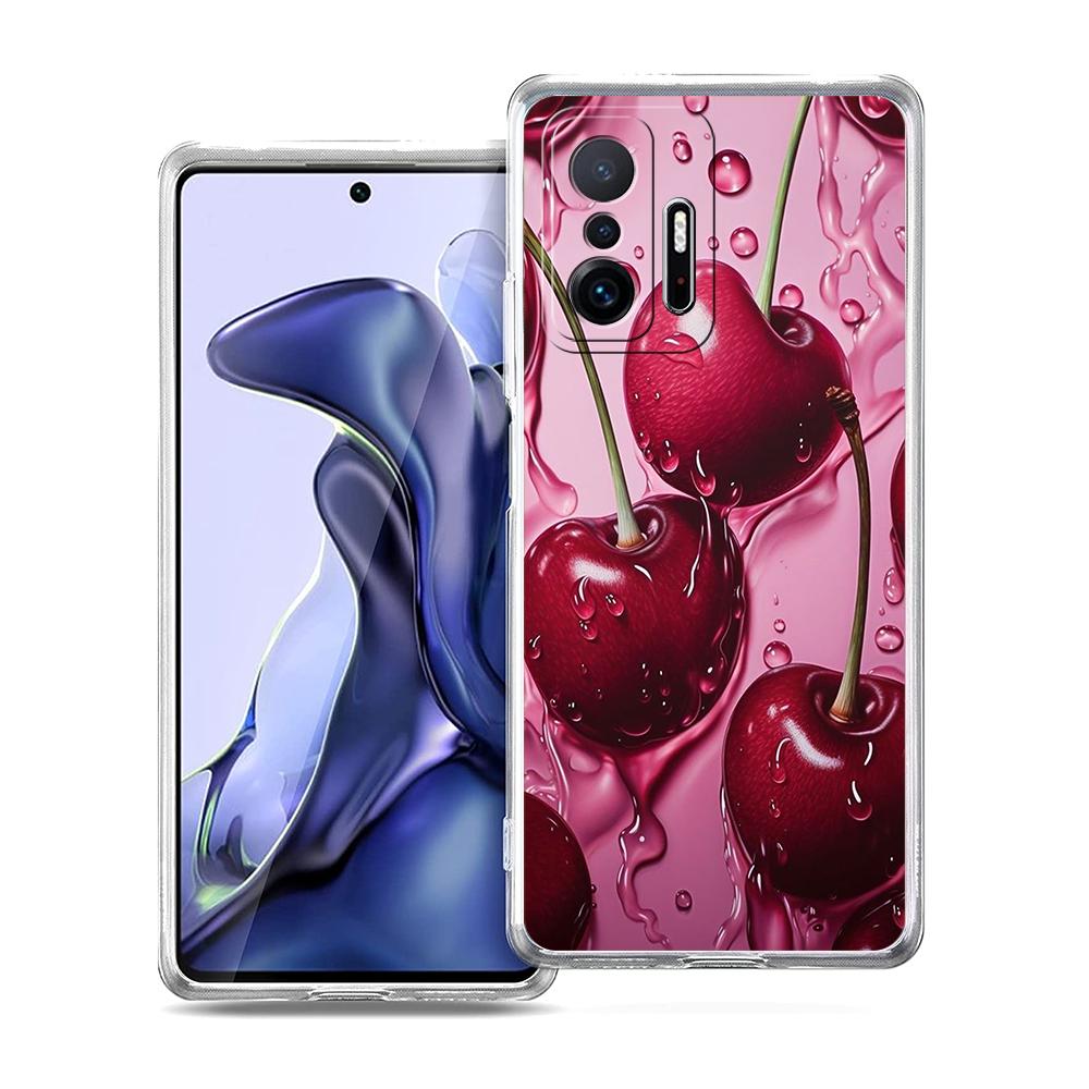 

Cherries Cherry Fruit Phone Case For Xiaomi Mi Poco X6 X5 NFC X3 F6 F5 Pro F4 F3 15 14T 14 13T 12T 12 13 Lite 11 Clear Cover Xiaomi 14T Pro
