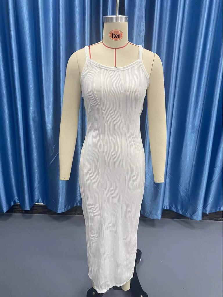 2026 European & American Women's Sleeveless Fitted Long Dress