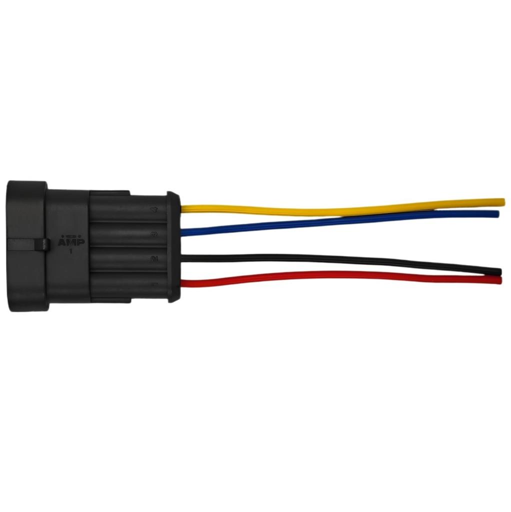 2 pçs conector hermético Superseal 4 pinos À prova d'água