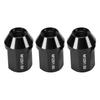 20pcs M12x1.5 Wheel Lug Nuts 35mm 6061 Aluminum Alloy Closed End Replacement for Chevrolet Camaro 1983‑2002Black
