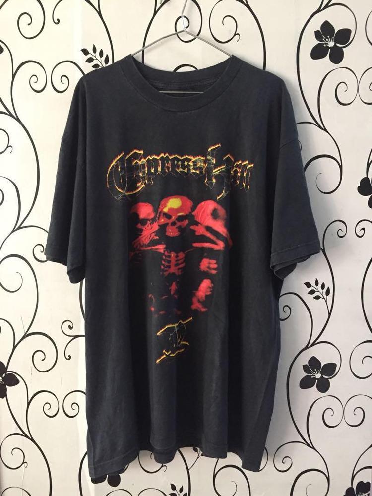 90s Cypress Hill rare tee rap black Short sleeve Unisex T shirt L