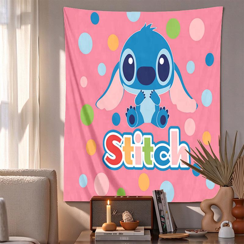 Stitch Art Pattern Tapestry Wall Hanging Boho Aesthetic Wall Blanket For Bedroom Living Room Dorm Home Wall Decor 1012122