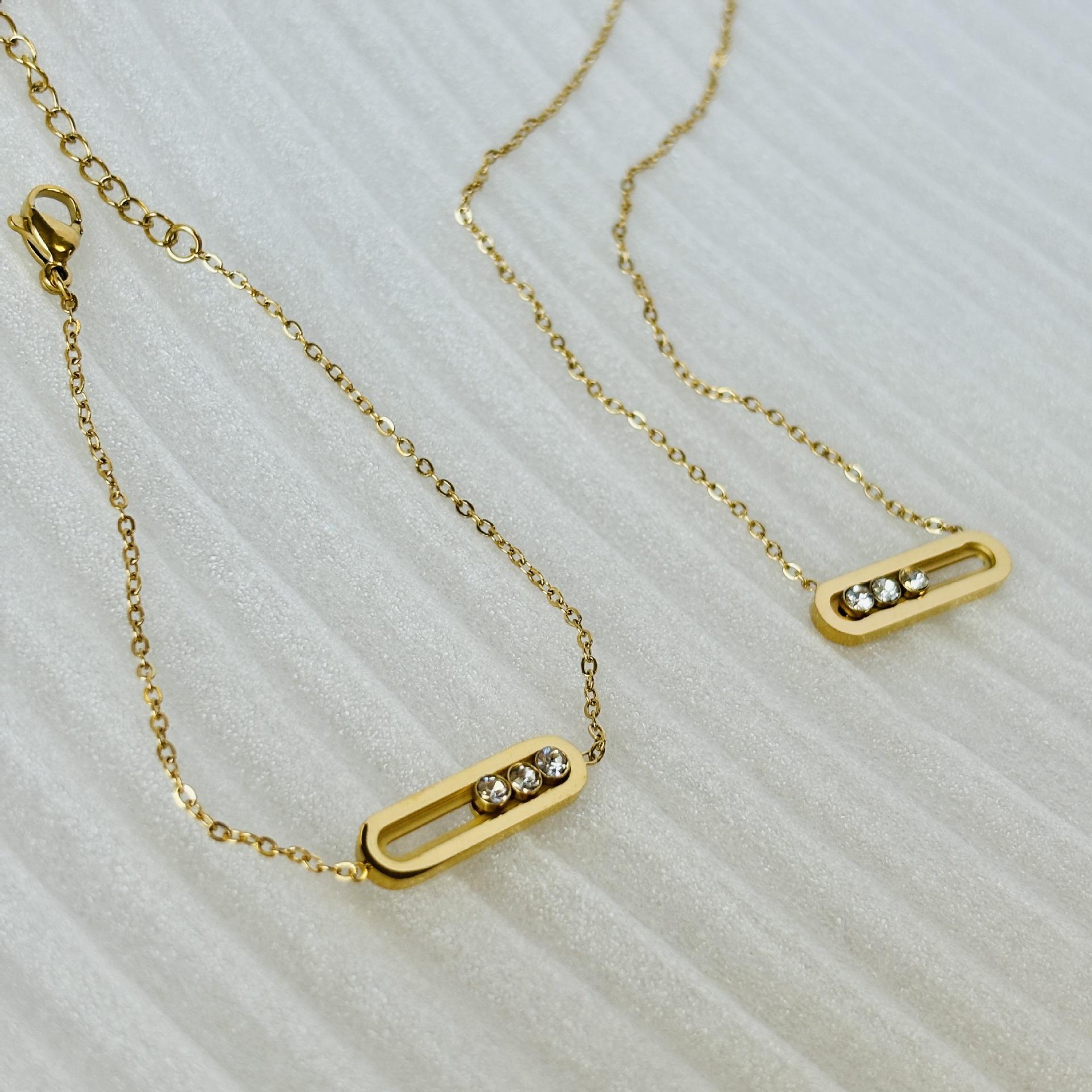 

Роскошный изысканный набор браслета и ожерелья с бриллиантами для модных циркониевых украшений для женщин для ношения во время летних путешествий