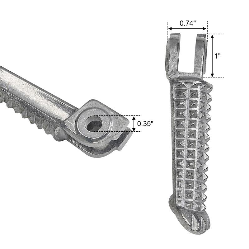 Motorcykel Framfotpinnar Fotstöd För YAMAHA YZF R1 1998-2023 R1S R1M 2015 YZF R6 2003-2020 YZF R6S 2003-2009 2008 2007 2006