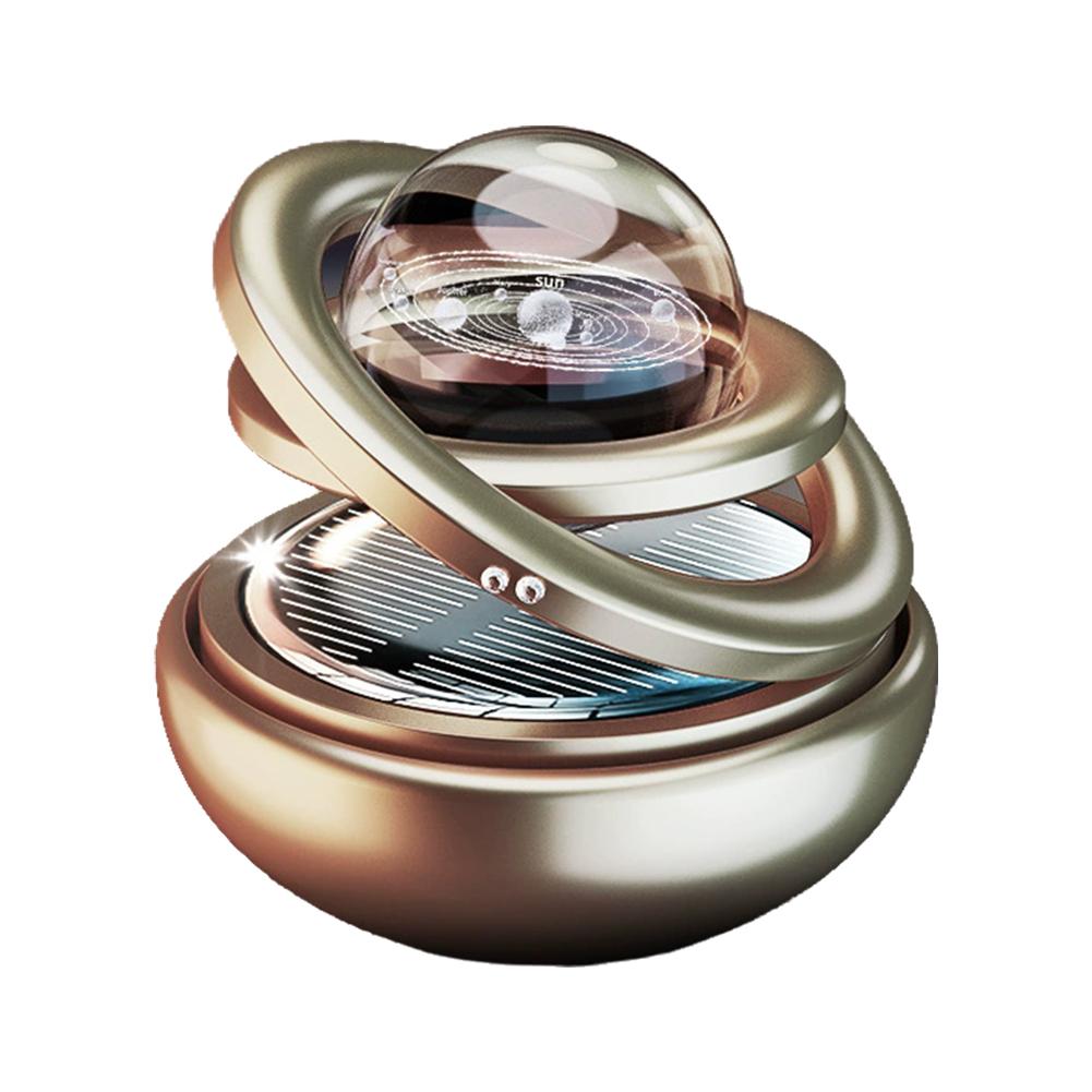 Car Solar Aromatherapy Ornaments Car Double Suspended Perfume Ornaments Aromatherapy Ball Creat F8N8