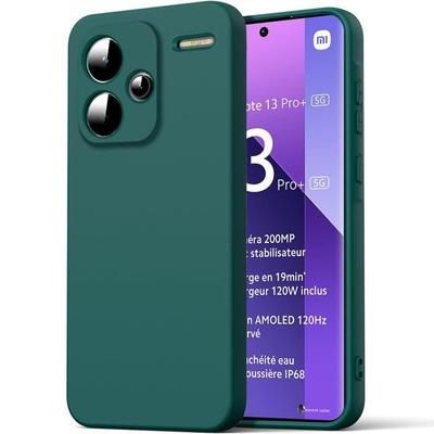 Case - E.F.CONNECTION - for Xiaomi Redmi Note 13 Pro+ 5G - Silicone - Shockproof - Night Green
