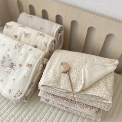 Manta Suave de Algodón para Bebé Recién Nacido Ropa de Cama Funda de Colcha Manta de Felpa Espesa para Bebé Manta de Recepción para Recién Nacidos Accesorios para Bebés