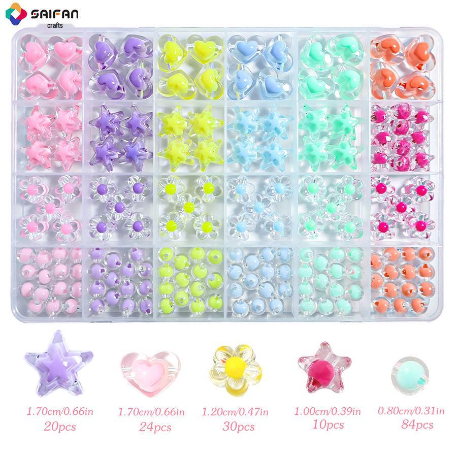 Cross-Border Ocean Pearl Stringing DIY Set: Acrylic Bead Jewelry Accessories