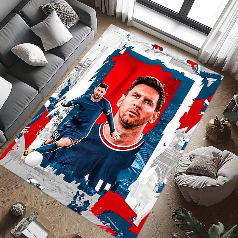 Ziel Messi: Triumph Rosa Teppich Fußmatte Druck Schutzpolster Kunst Badezimmerteppich