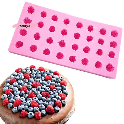 DIY 3D Himbeerfrucht Silikonform Diffusor Gips Epoxidharzform Fondant Schokolade Mousse Kuchen Dekoration Backform