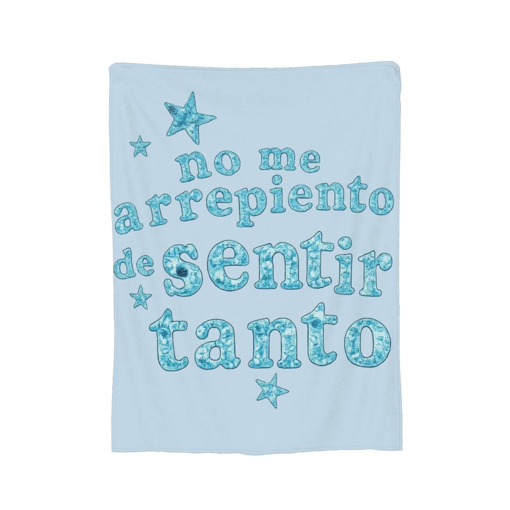 no me arrepiento de sentir tanto Wool Blankets Karol G Funny Throw Blankets for Home 200x150cm Bedspreads