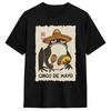 Vintage Grumpy Frog Cinco De Mayo Anime Japanese TShirts for Unisex Crew Neck 100 Cotton T Shirt Short Sleeve Tees Summer Tops