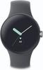 Google Pixel Watch Bluetooth Polished Silver Sportarmband Charcoal