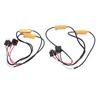 Pair of LED Load Resistor 50W 6ohm H4 9003 Anti Flickering LED Decoder Relay Harness Adapter for Turn Signal Daytime