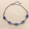 Women's Versatile S925 Silver Topaz London Blue Bracelet