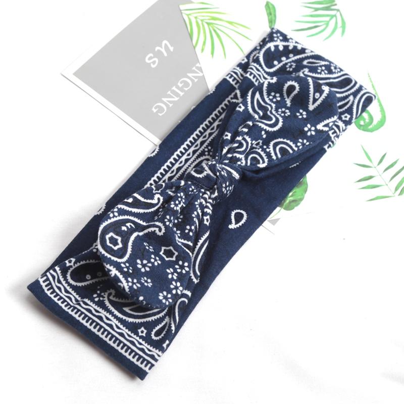 

Vintage Soft Paisley Cashew Flowers Hair Bands Pilates Elastic Yoga Headband Fitness Running Cycling Sweatband Hair Hoop Makeup