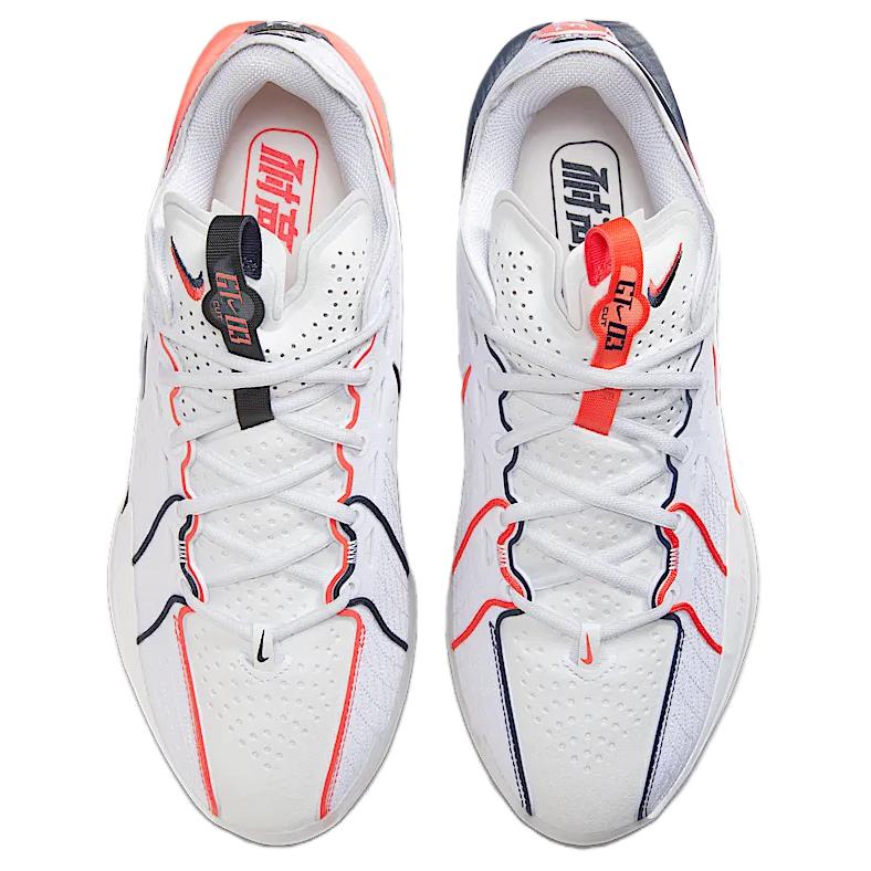 Nike Air Zoom GT Cut 3 CBHL Men Sneakers White Siren-Red Black IB8870-191