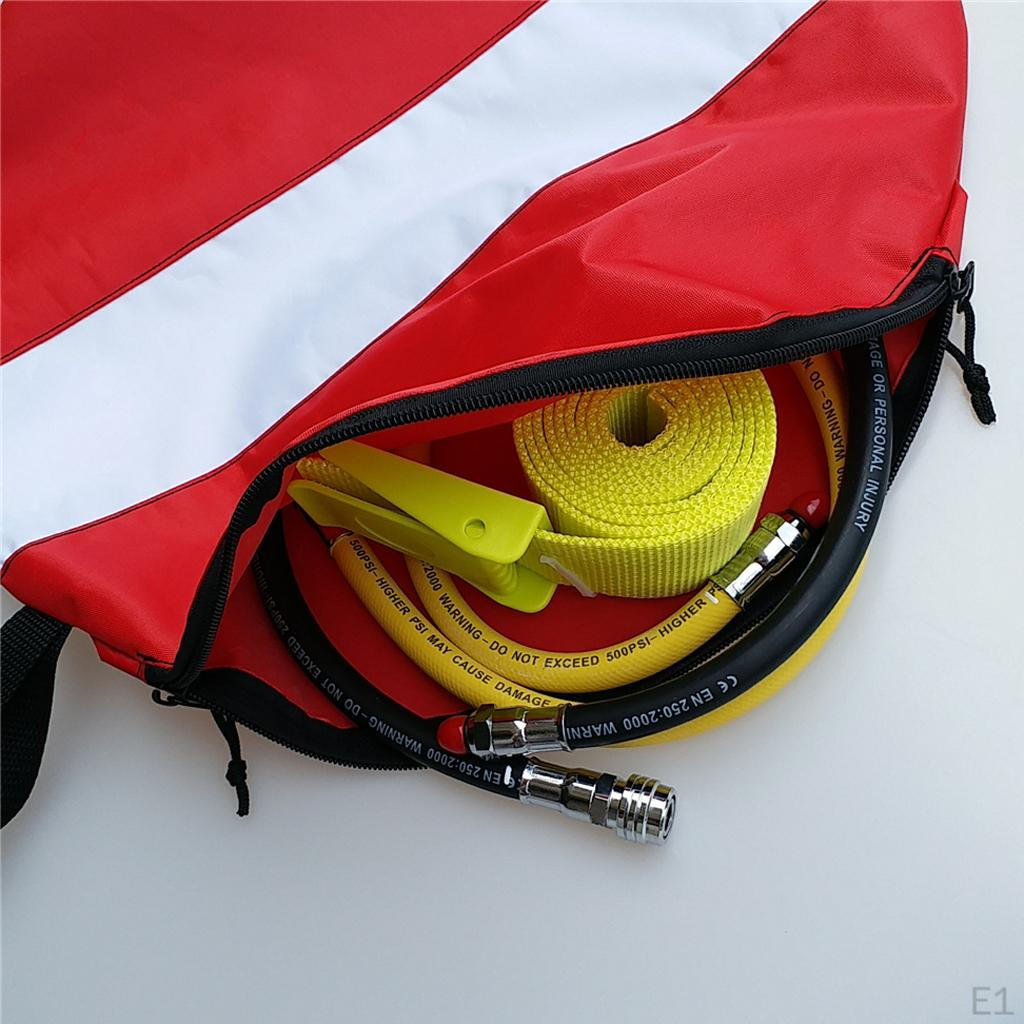 Scuba Diving Hose Mouthpiece Regulator Gear Zipper Handle Loop