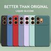 For Honor 600 Case Liquid Silicone Plain Rubber Honor 600 Cover TPU Anti-fall Phone Protector Cover Honor 600 Pro Case