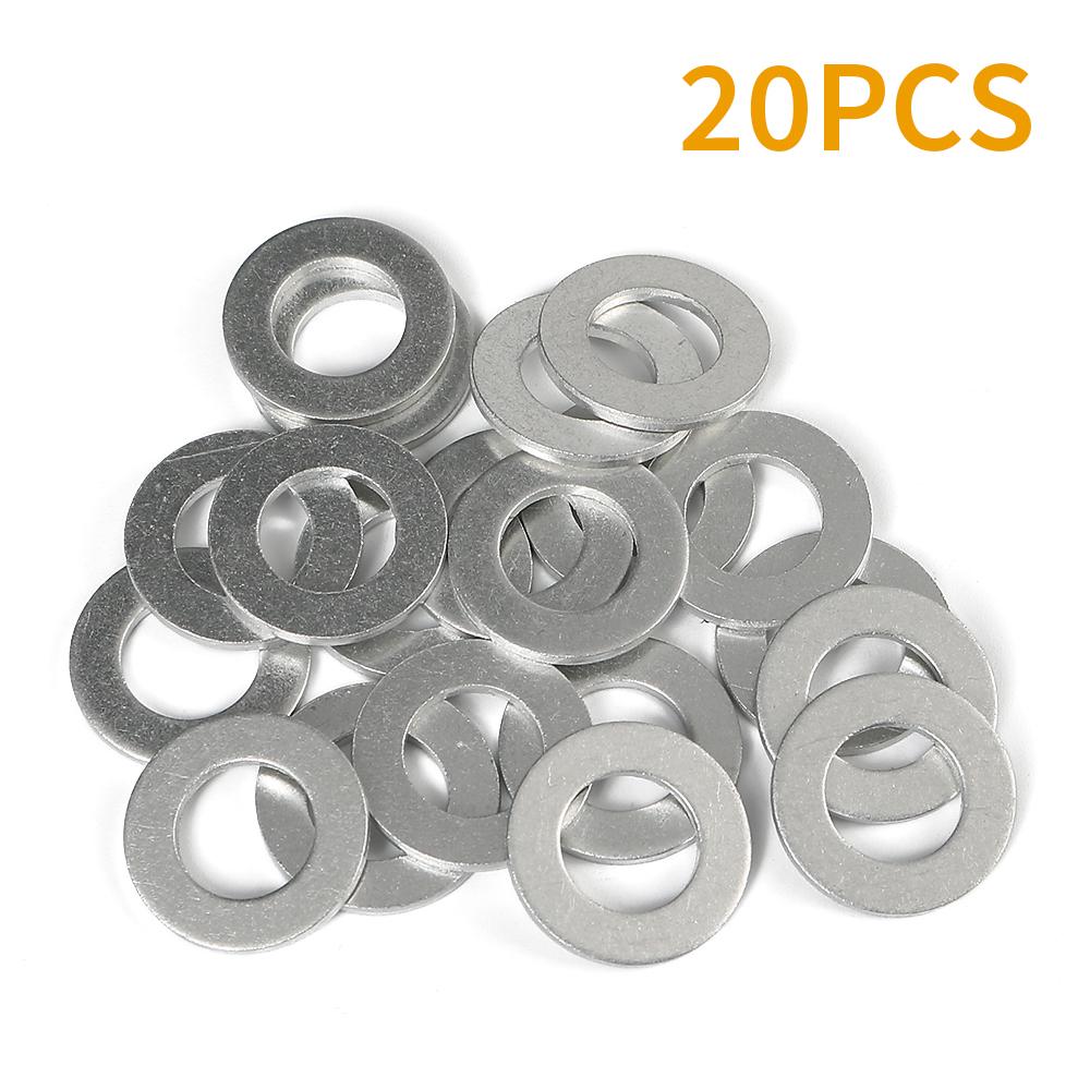 10/20/50/100PCS 90430-12031 Aluminum Oil Drain Plug Gaskets Crush Washer Seals For Toyota Camry Corolla For Lexus For Scion