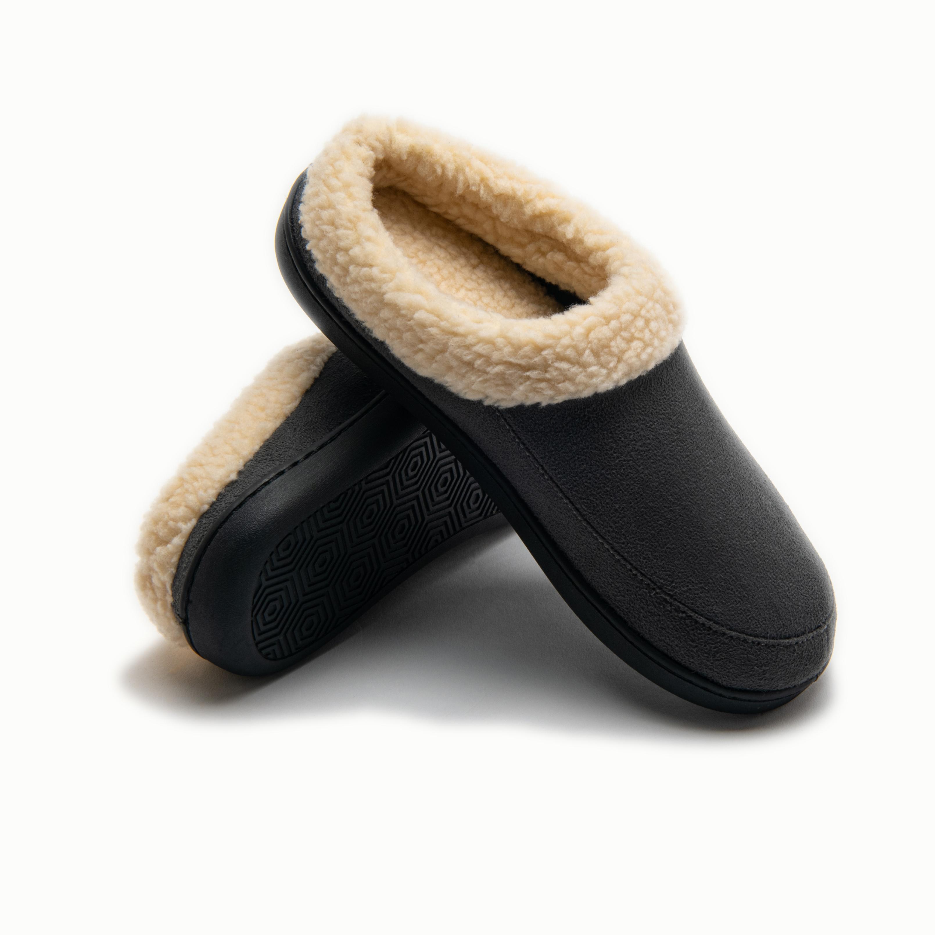 Хлопковые тапочки мужские зимние домашние с кашемиром теплые можно носить на улице грязную хлопчатобумажную обувь 40 2980₽